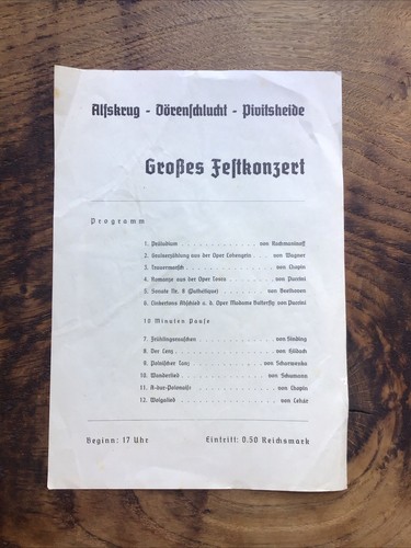 Großes festkonzert alfskrug - großes,