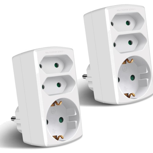 Steckdosenadapter in 1 - steckdosenadapter,, 3