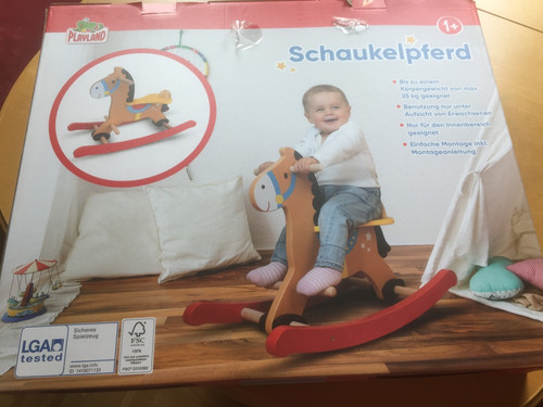 Kinder holz schaukelpferd - kinder,