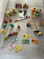 Große Paket mit Holzspielzeug / Babyspielzeug