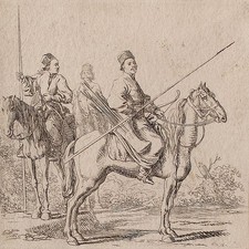 Daniel Chodowiecki Baschkiren Reiter Pferd Kupferstich 1775 Baschkortostan