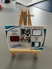 CHUBA HUBBARD /99 - Panini Absolute 2021 Patch Auto NFL - Carolina Panthers