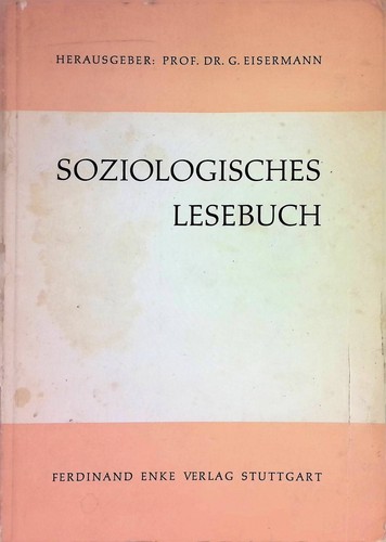 Soziologisches lesebuch - soziologisches,