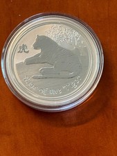 Australien 1 Dollar 2010 Silber 1 Oz "Year of the Tiger" Lunar II