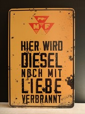 Massey ferguson blechschild - mf,