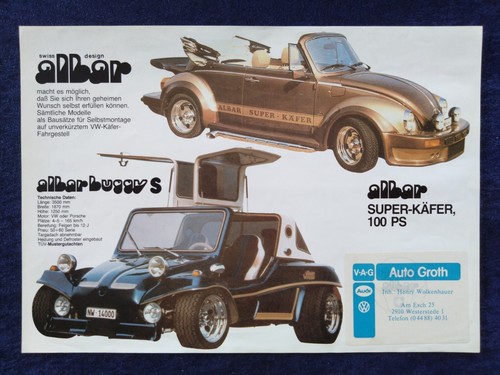 Käfer albar prospekt buggy - albar,