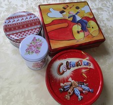 4 Blechdosen, z.B. von