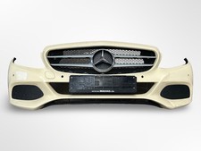 Mercedes W205 C-Klasse Stoßstange Stoßfänger Vorne Hellelfenbein A2058850125