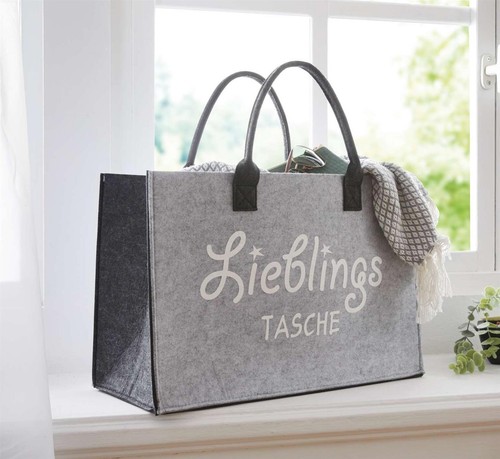 Filz einkaufstasche shopper - einkaufstasche,