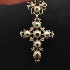 Kreuz Anhänger 18.Jhd Silber