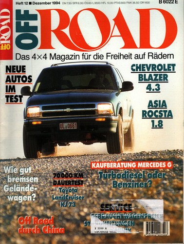 Zeitschrift off road von - road,