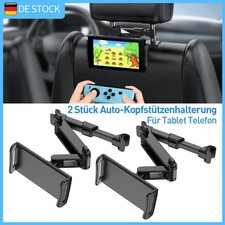2x Universal Auto KFZ Kopfstütze Halterung Sitz Halter Tablet Smartphone Handy?