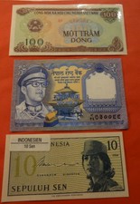 Banknoten Lot 100 Dong Vietnam