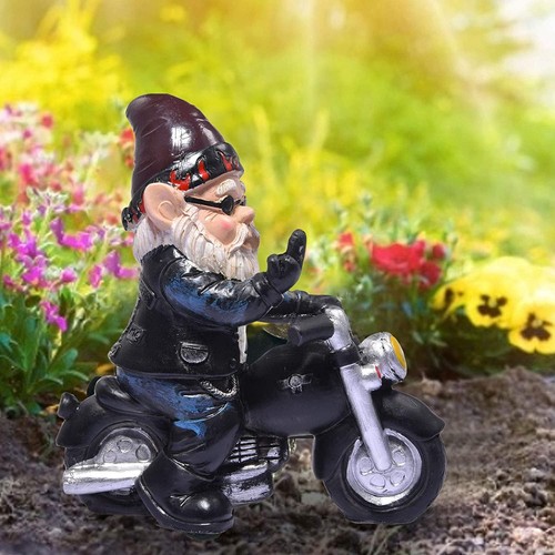 Gartenzwerg motorrad - gartenzwerg,