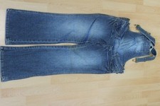 H&M Mama Latzhose Jeans Hose M blau Sehr gut #L3467