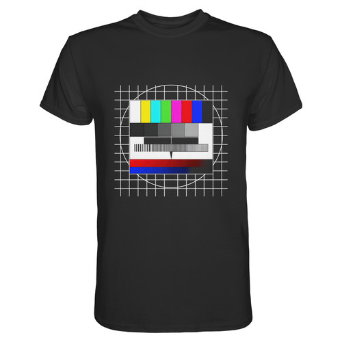 Retro testbild shirt - testbild, t-shirt