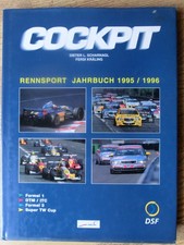 COCKPIT Rennsport Jahrbuch 1995 / 1996 Scharnagl Kräling Formel 1 3 DTM STW CUP