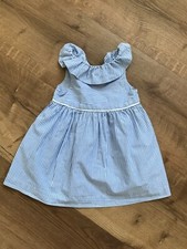 Jacadi, Kleid in blau/weiß gestreift Gr.80/18 M  *wie NEU*