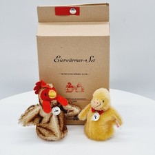 Steiff 420344 Eierwärmer-Set Huhn und Küken 12 cm Club Edition 2003  mit OVP