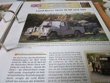 Archiv Militärfahrzeuge Leichte Rad Kfz England 11.1 LandRover Serie III 88 &109