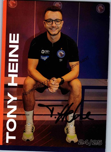 Original autogramm tony - original, heine
