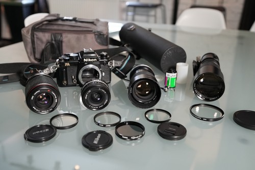 Nikon analog fotoapparat - nikon,