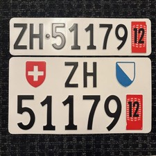 Originale Auto Kennzeichen