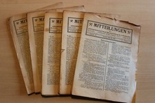 80x Mitteilungen 1925-1929 AG