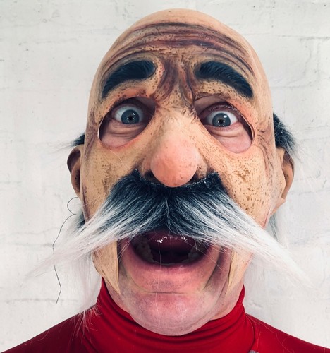 Lustige alte mann maske - lustige,