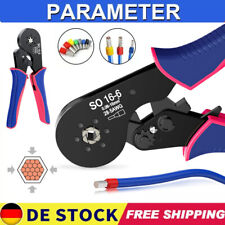 Crimpzange Aderendhülsenzange Quetsch Presszange für Aderendhülsen Kabelschuhe