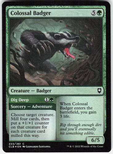 Colossal badger commander - badger,