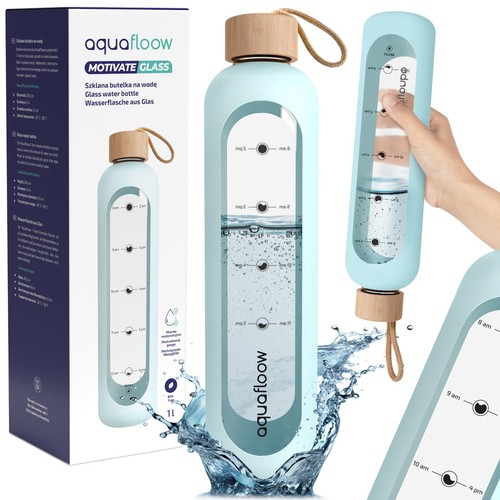 Aquafloow glasflasche liter - aquafloow,