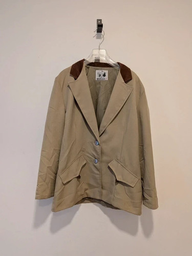 Vintage blazer cordkragen - blazer,