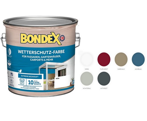 Bondex wetterschutz farbe - bondex, wetterschutz-farbe