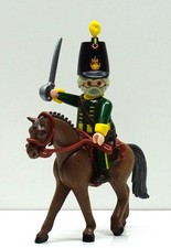 GARDE REITER GRÜN HUSAR DRAGONER L Playmobil zu Franzose Napoleon Custom RAR !