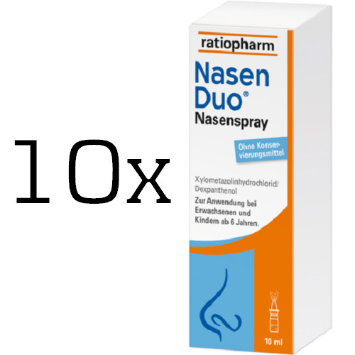10x nasenduo nasenspray - 10x,