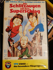 VHS RARITÄT: DIE SCHLITZAUGEN MIT DEM SUPERSCHLAG (1979) MIT SAMMO HUNG