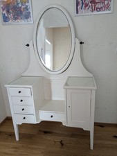 Shabby Chic Vintage Frisiertisch Kommoden Schminktisch Alt Weiß Antik