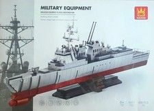 Arleigh Burke Class Destroy Boot Schiff Klemmbaustein Wange 5511 LEGO-kompatibel