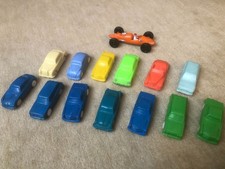14x alte Plastik Autos