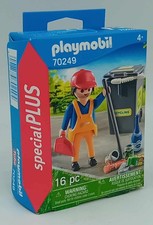 PLAYMOBIL 70249 Straßenreiniger Mülleimer Mülltonne Spezial Plus Müll  NEU