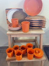 Design Ornamin Geschirr Set Slany vintage f. Camping/Wohnwagen oder Sammler 