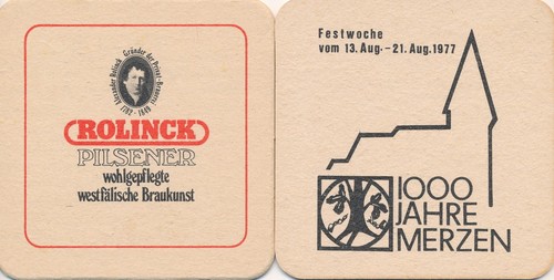 Bierdeckel aus merzen - bierdeckel,