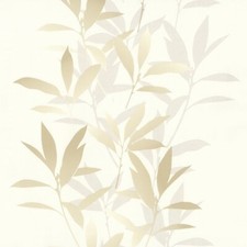 €1,12qm  1  Ro.P & S 13330-50 Vliestapete Ranken weiß  hellgrau schilf metallic