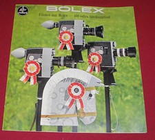 dachbodenfund prospekt alt film kamera werbung 1965 bolex paillard p4, s 1, k 2
