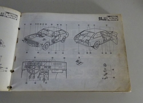 Teilekatalog renault r15 - renault, 15