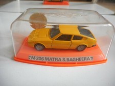 Pilen Matra Simca Bagheera in gelb auf 1:43 in Box