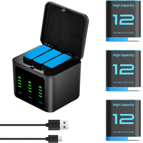 Gopro hero 2580 mah akku - 3x,