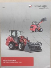 WEIDEMANN 1390 Hoftrac Hoflader Radlader Prospekt Traktor Bulldog Schlepper