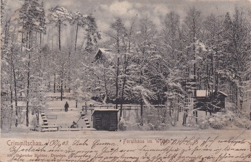 Crimmitschau forsthaus im - ak,